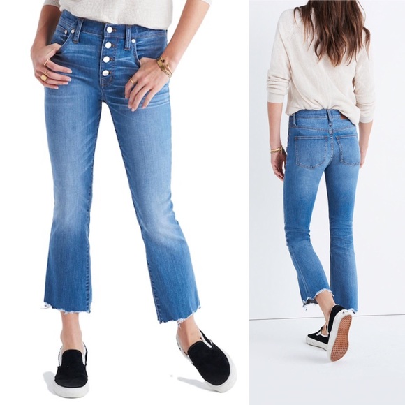 madewell cali raw edge demi boot jeans